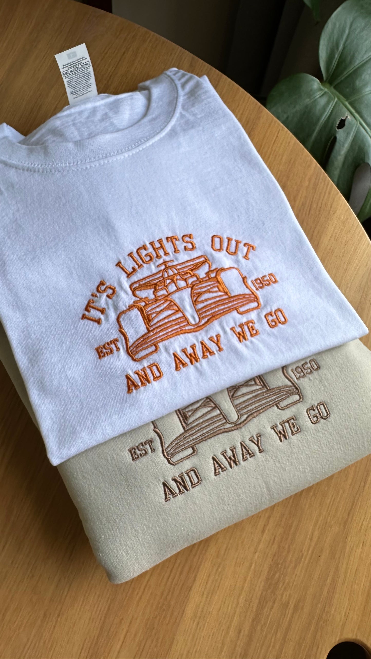 Formula 1 Car It's Lights Out And Away We Go Embroidered Formula 1 T-Shirt