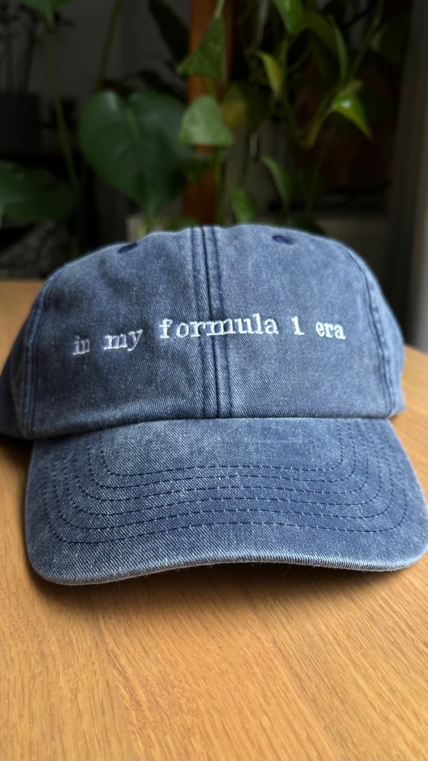 In my formula 1 era cap, Embroidered Formula 1 Cap, F1 Dad Cap, Formula 1 Merch, Formula One Outfit Inspo, Formula 1 Custom Baseball Cap