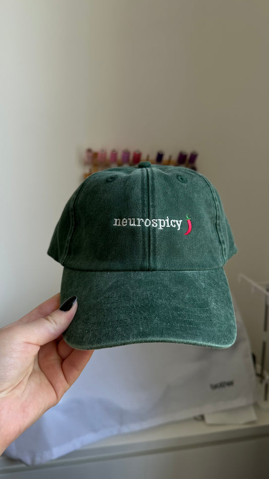 Neurospicy Embroidered Cap Neurospicy Embroidered Cap