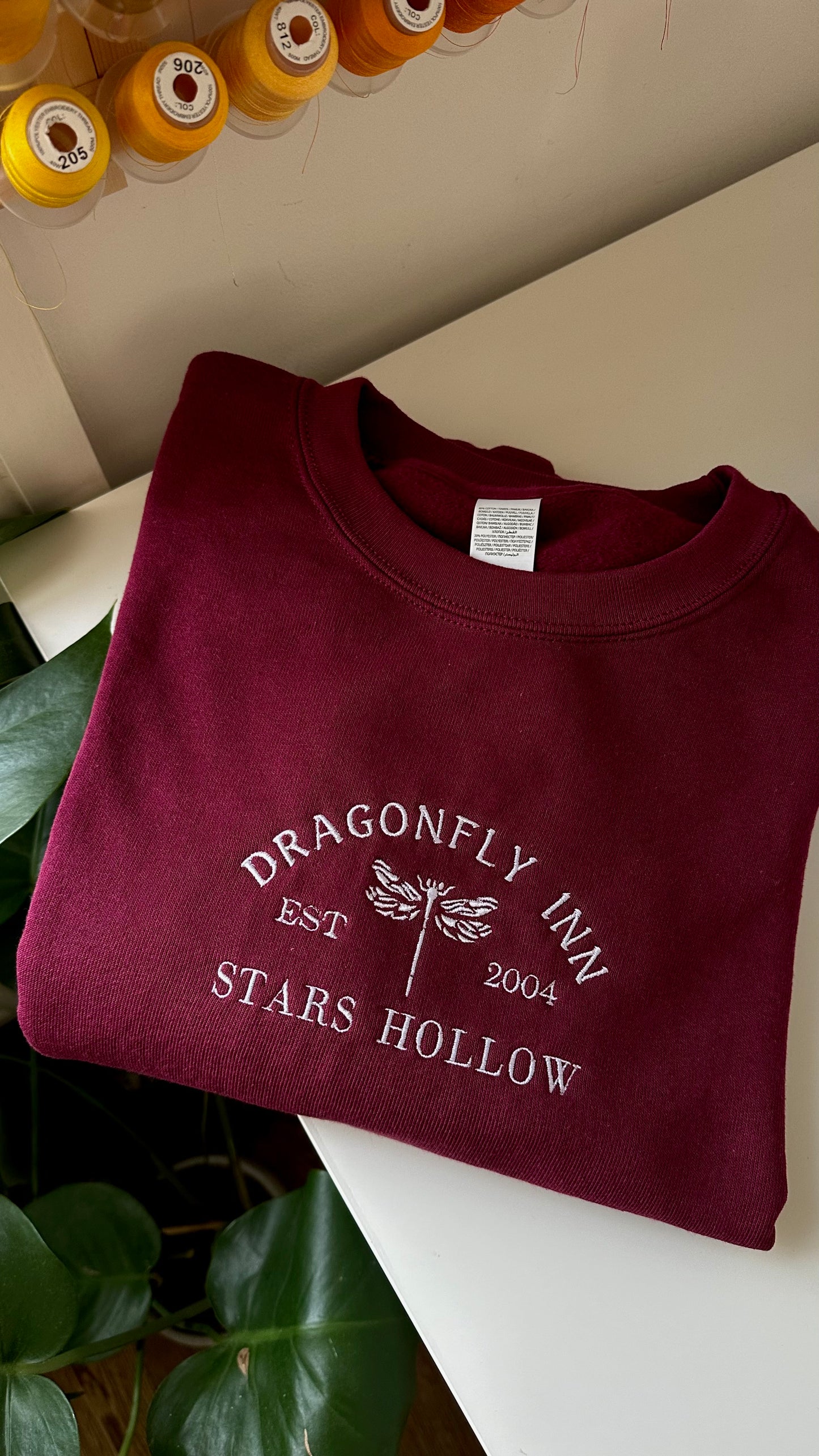 Dragonfly Embroidered  Sweatshirt