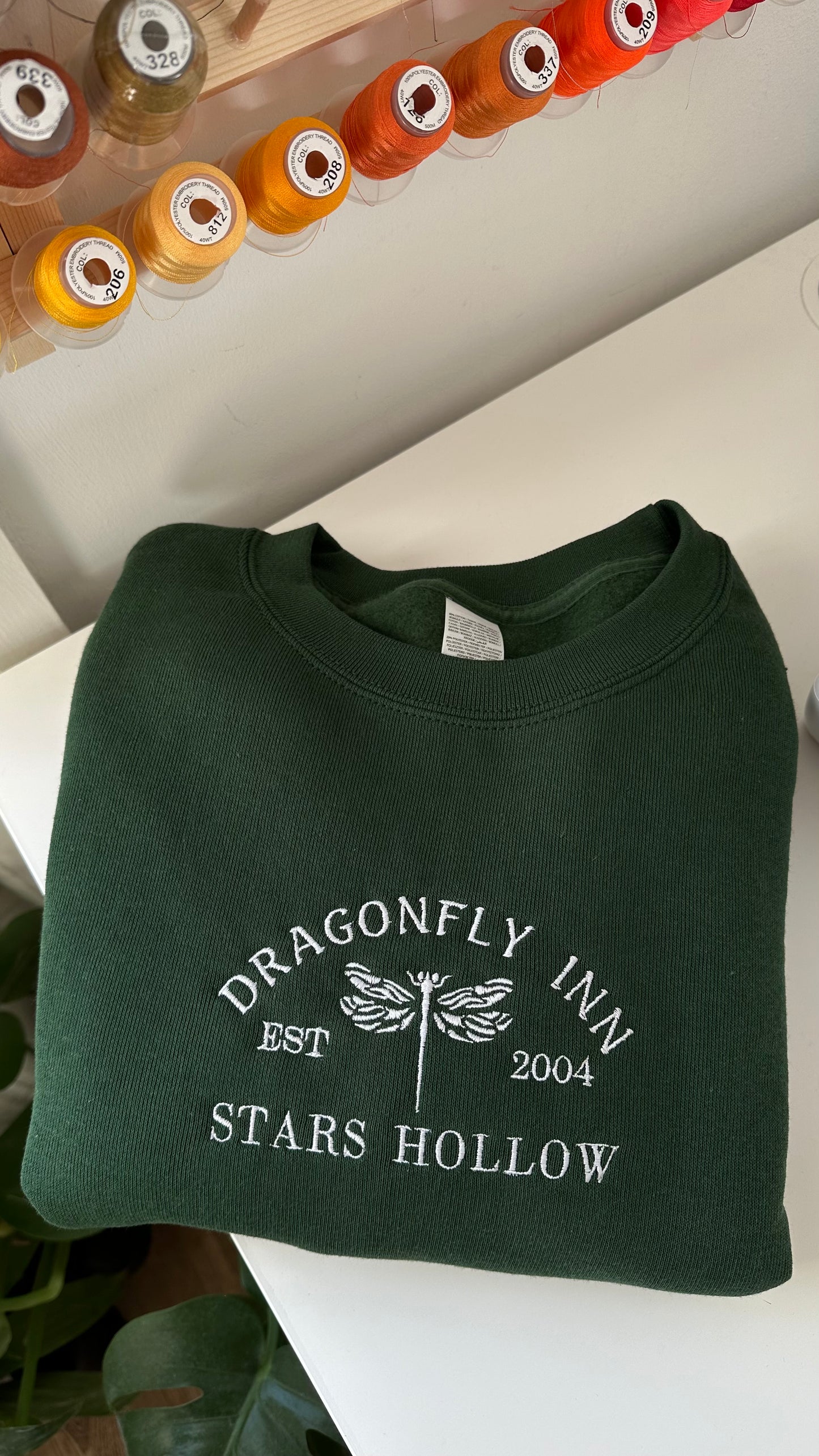 Dragonfly Embroidered  Sweatshirt