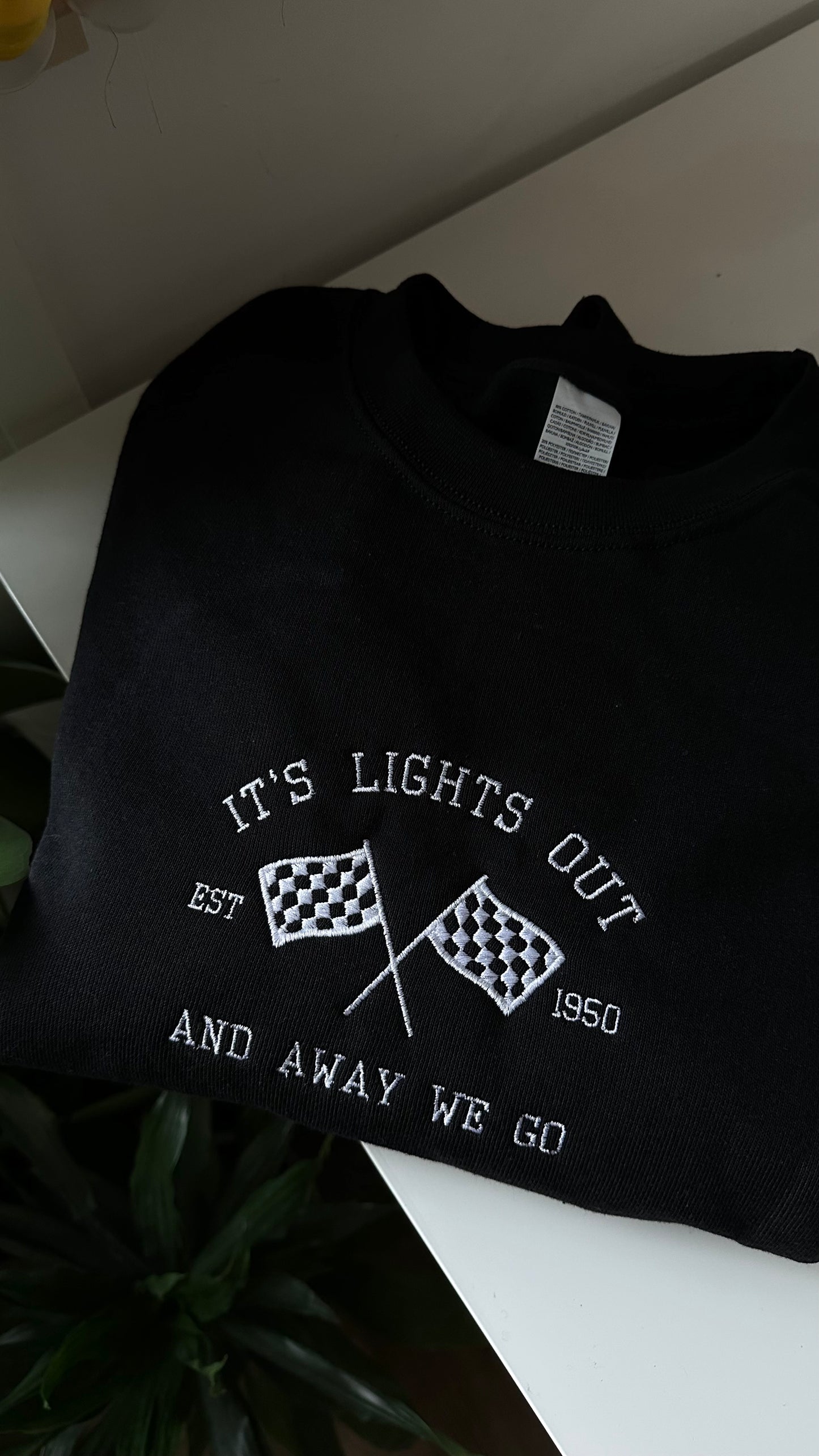 It's Lights Out And Away We Go Sweatshirt