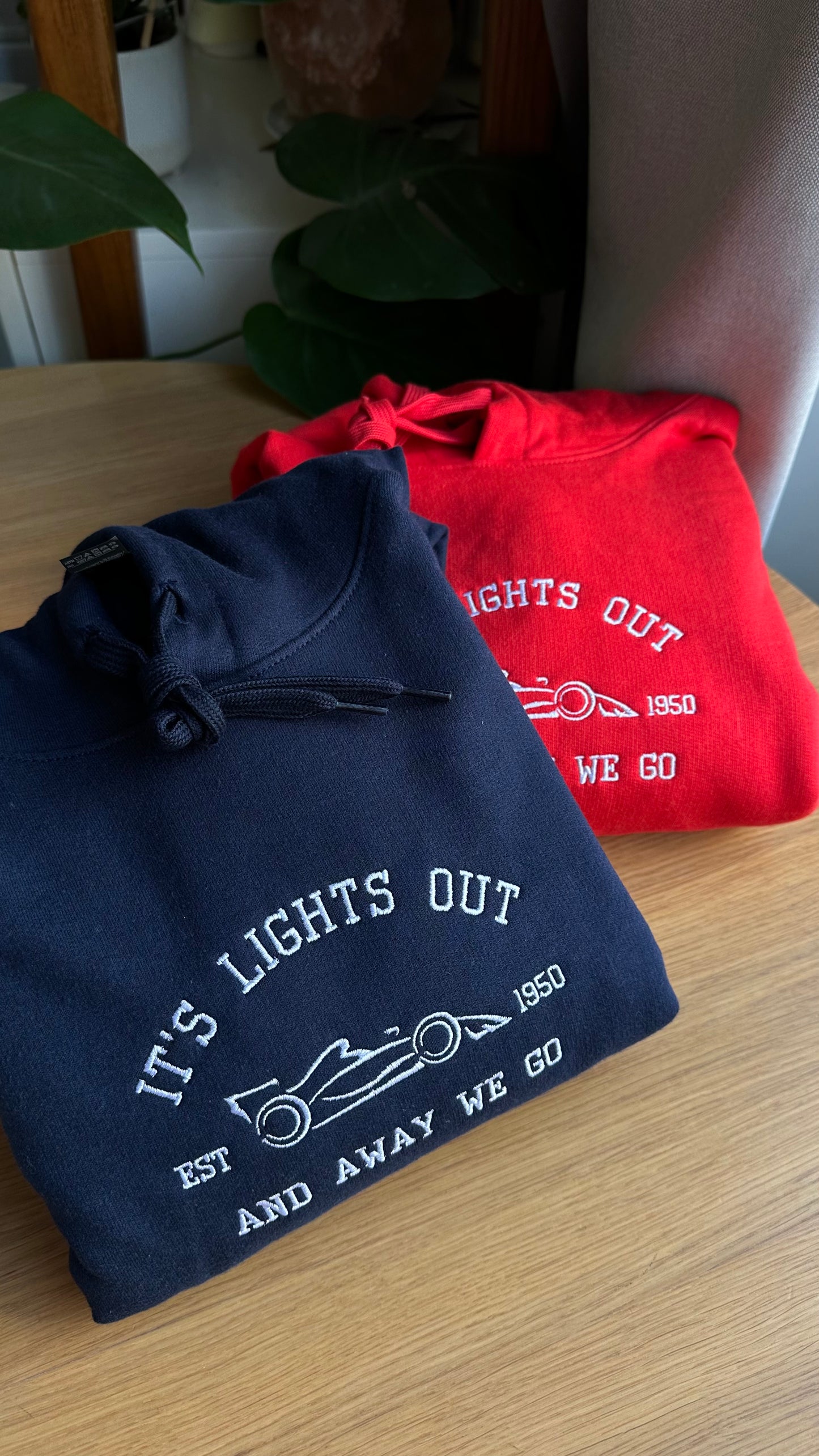 F1 Car It's Lights Out And Away We Go Sweatshirt