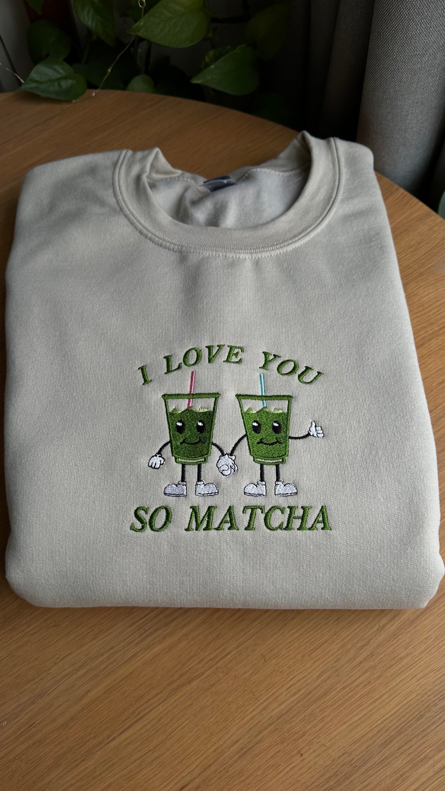 I Love You So Matcha Sweatshirt Valentines Day Gift