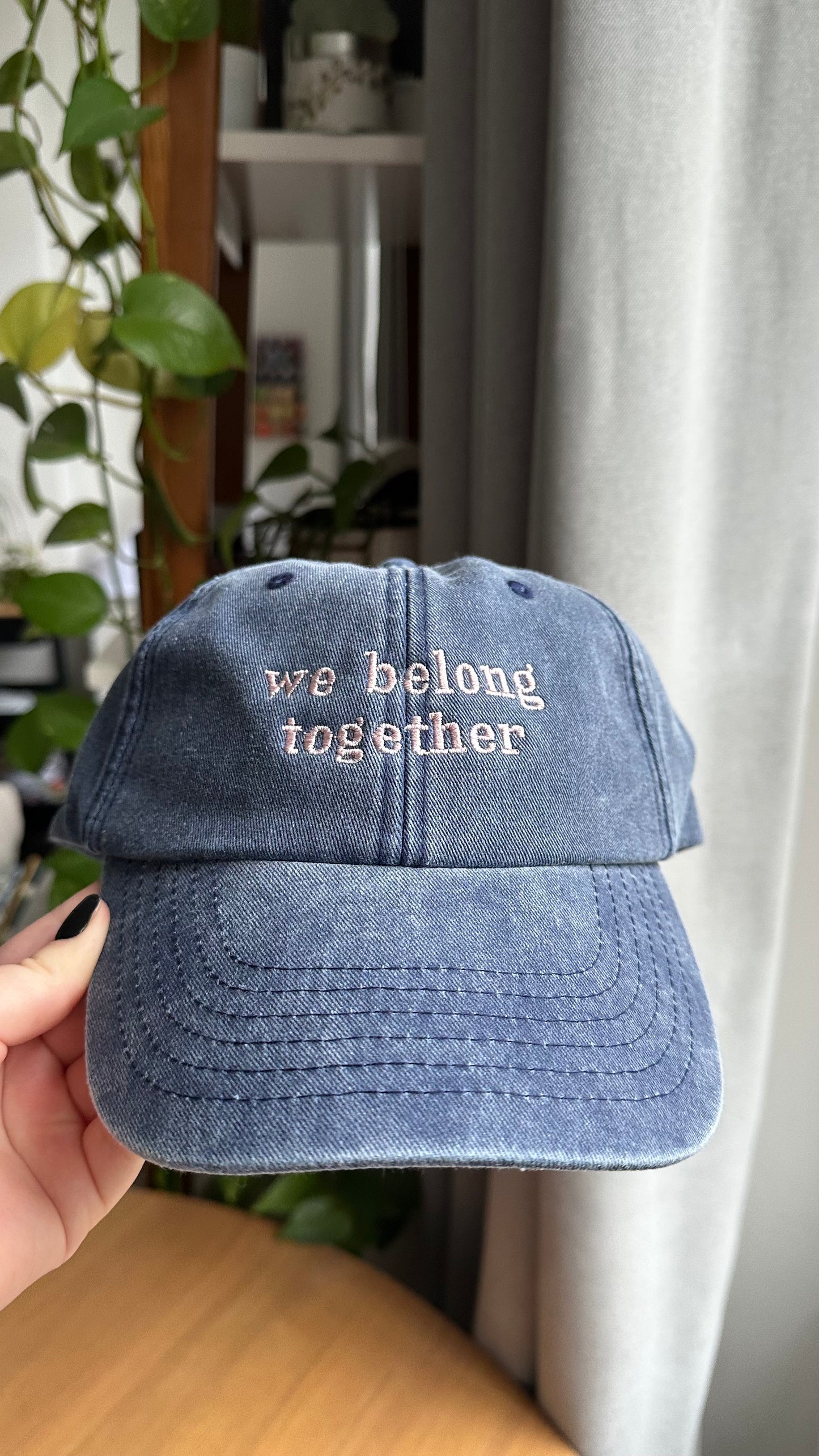 We Belong Together Embroidered Caps